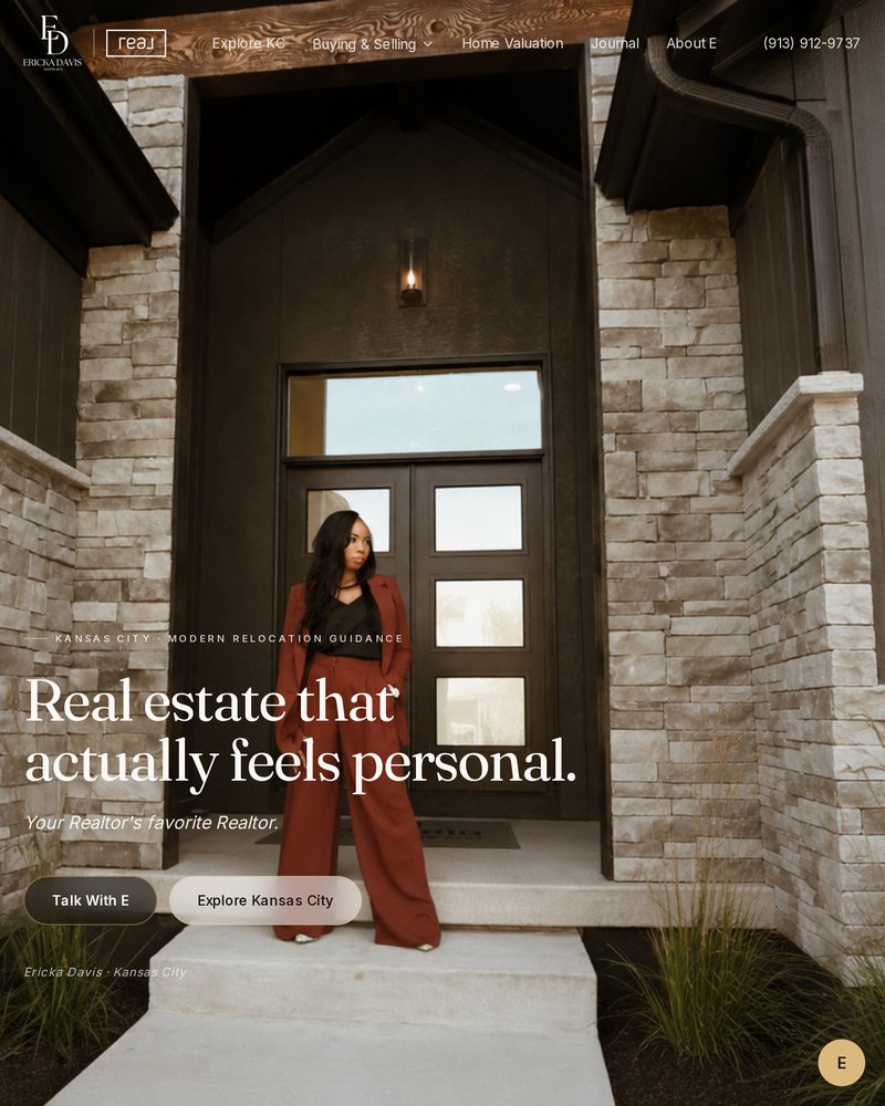 Estates With E real estate website built by MetaKona